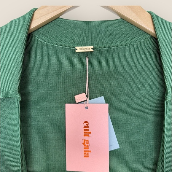 Cult Gaia | Tory Knit Top | Size S | Basil - Picture 11 of 13